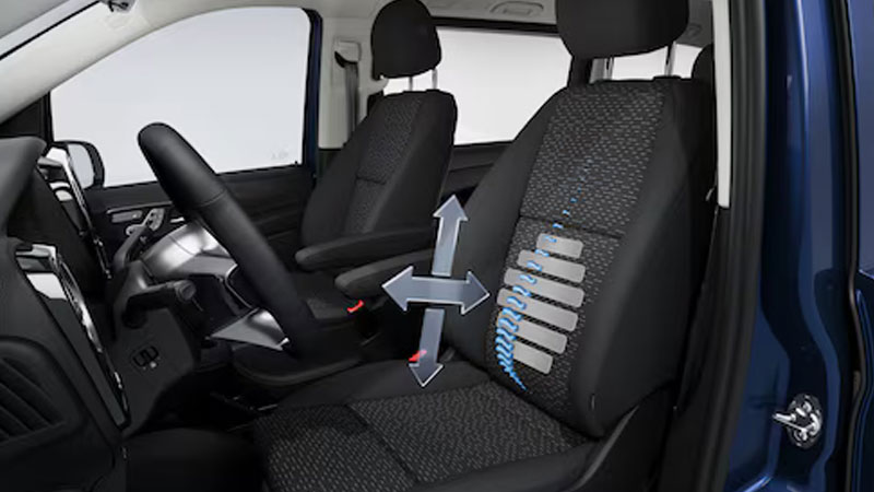 vito tourer asientos conductor