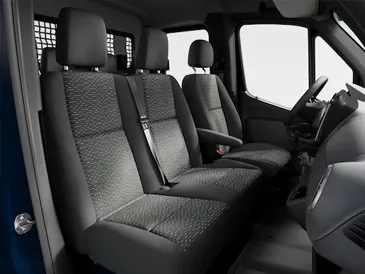 Asiento confortable para conductor y acompañante