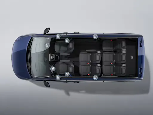 Airbags por toda la unidad